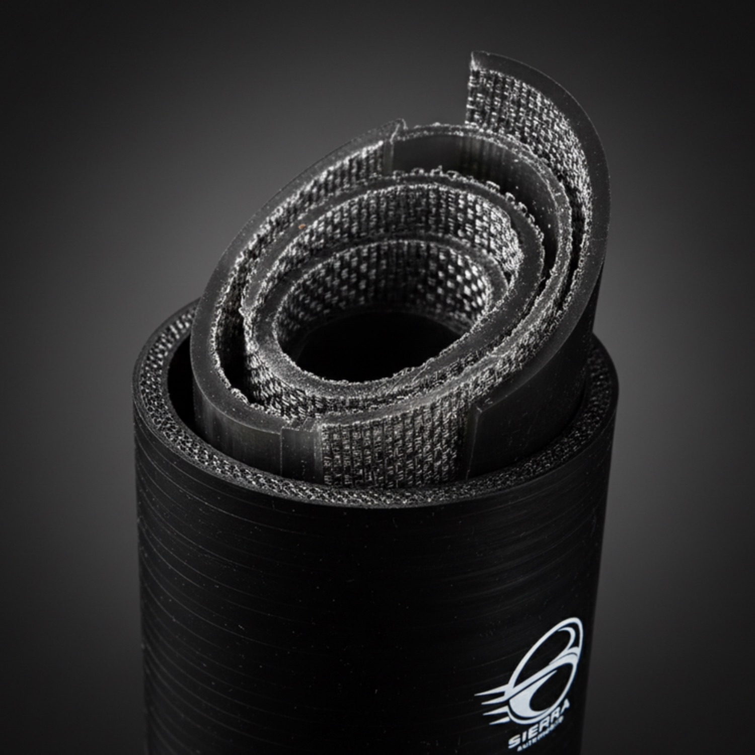 4-ply silicone with woven polyester reinforcement